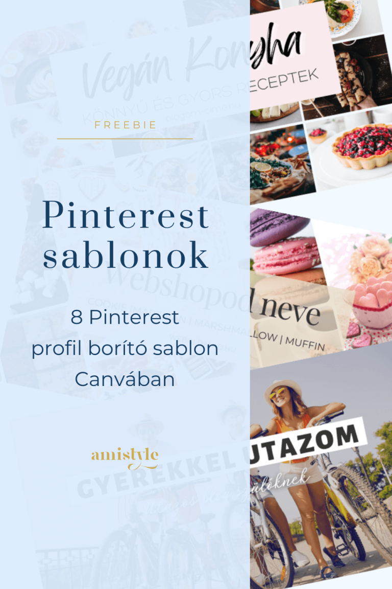 Letölthető Pinterest profil borítókép sablonok Canvában - Amistyle.hu