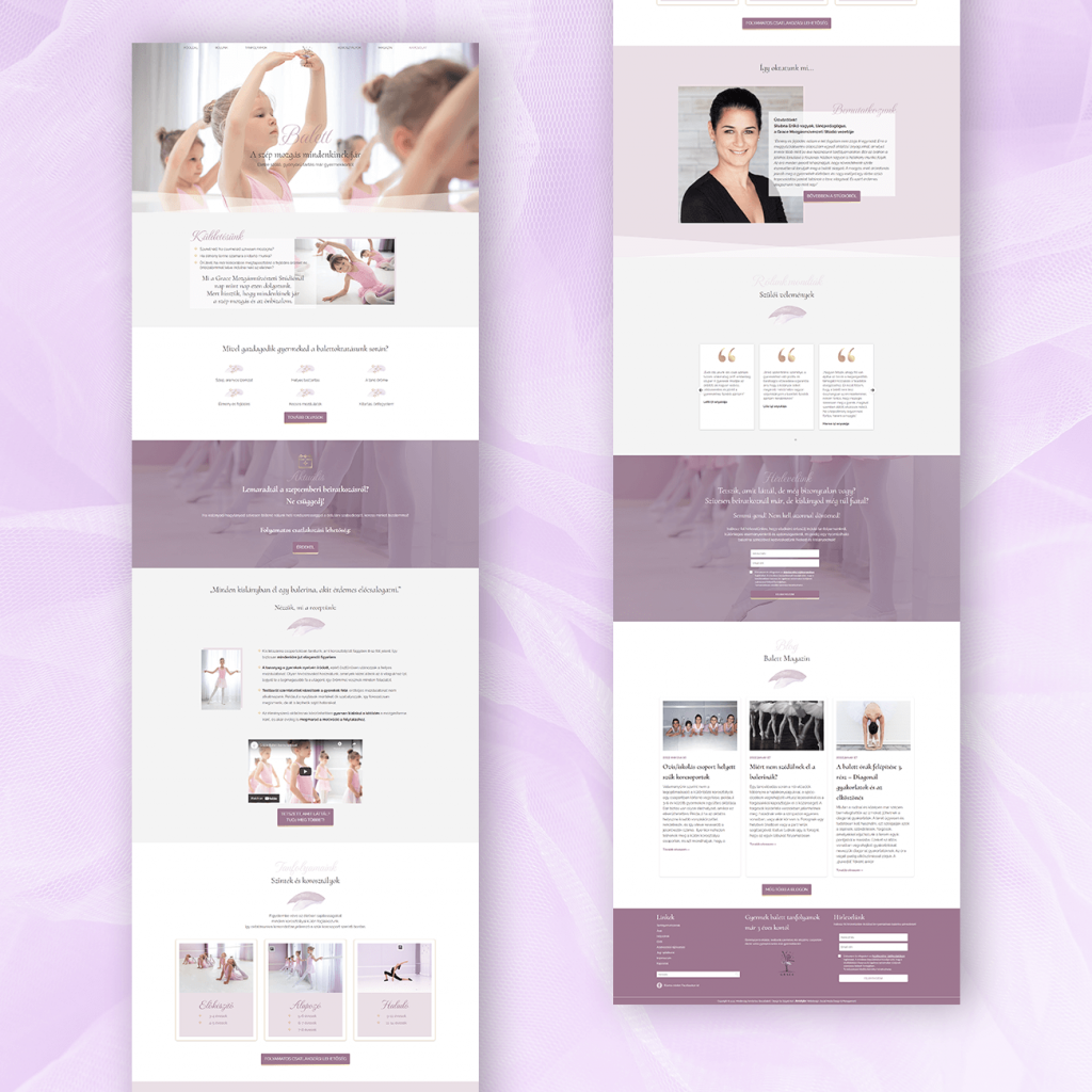 Weboldalkészítés, webdesign, honlapkészítés Esküvői szolgáltatóknak - Amistyle Webdesign
