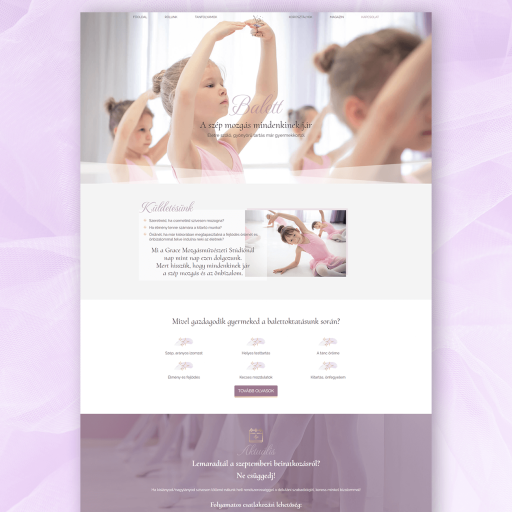 Weboldalkészítés, webdesign, honlapkészítés Esküvői szolgáltatóknak - Amistyle Webdesign