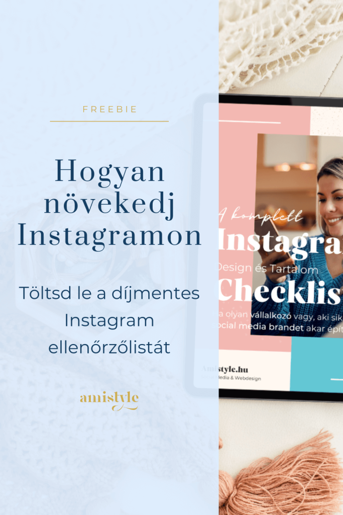 Díjmentesen letölthető Instagram Checklist - Amistyle.hu